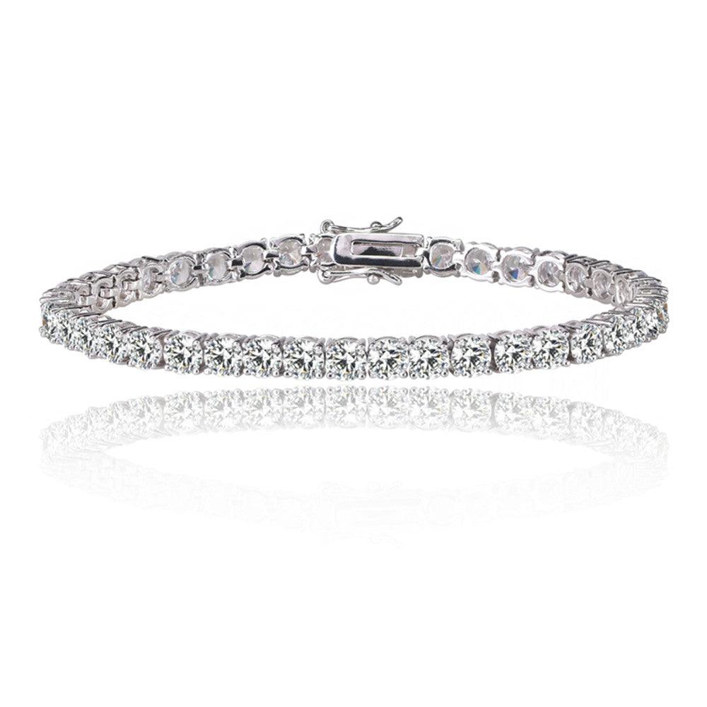Tennis Bracelet  with 1/8 CT  Cubic Zirconia